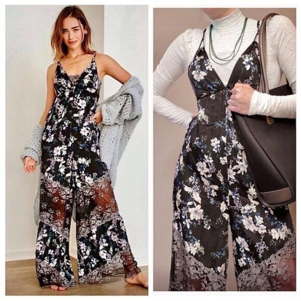 ✨HP✨ FREE PEOPLE Love Letter Jumper Romper Onsie Floral Print XS